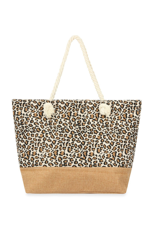 Leopard Printed Tote Bag