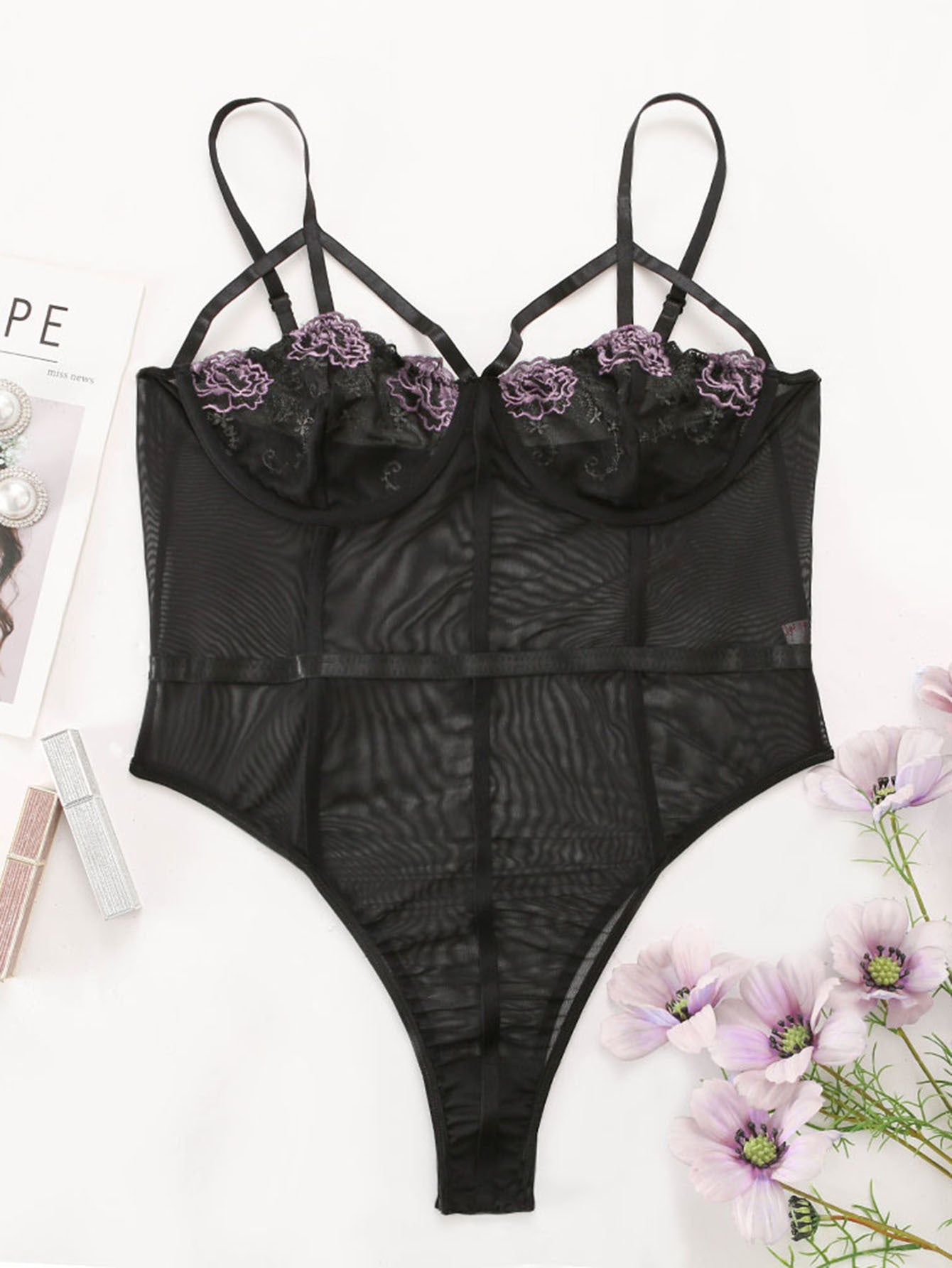 Dropshipping Women Teddy Valentines Day Lingerie Sexy Plus Size