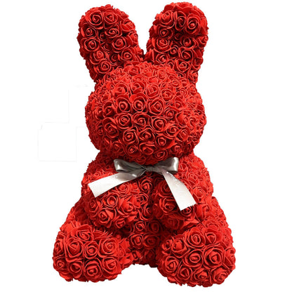 Valentine Gifts 2021 Rose Rabbit High Quality Forever Eternal Flower  Rose Valentines Day Gift