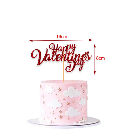 7pcs Valentines Heart Balloon 18" Foil Love Balloons Happy Valentines Balloon I Love You Balloon Valentines Day Wedding Decors